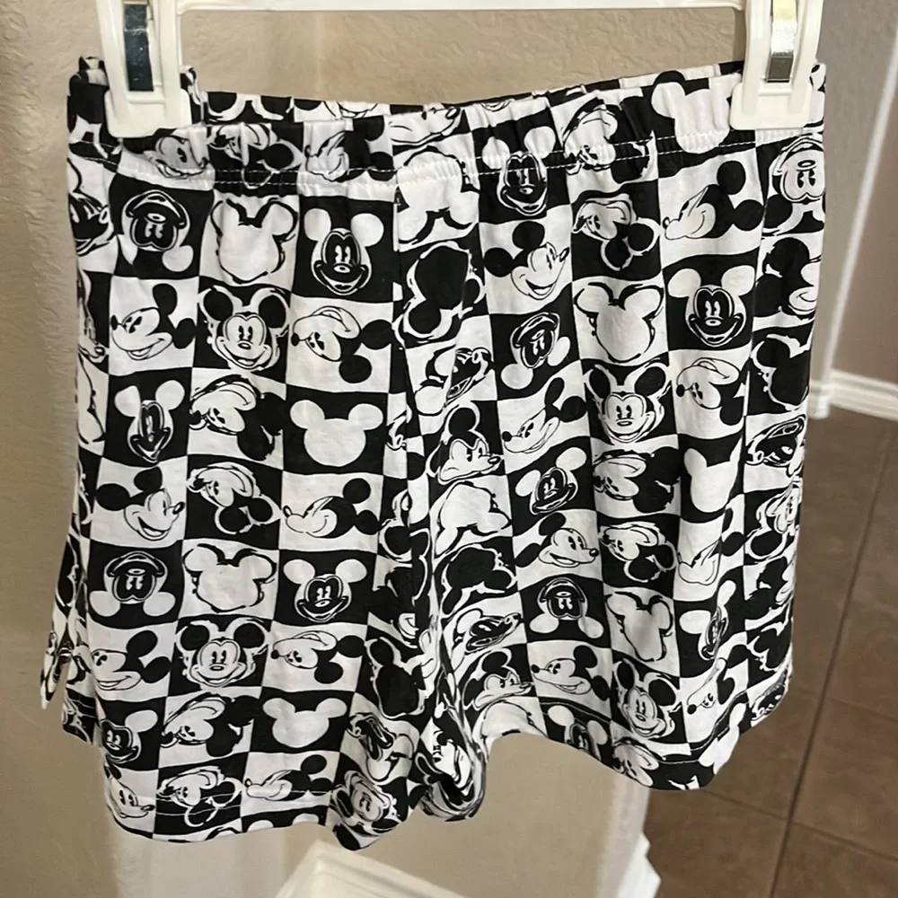 Disney PJ set tank top and checkered boxer shorts Size S - Picture 11 of 17